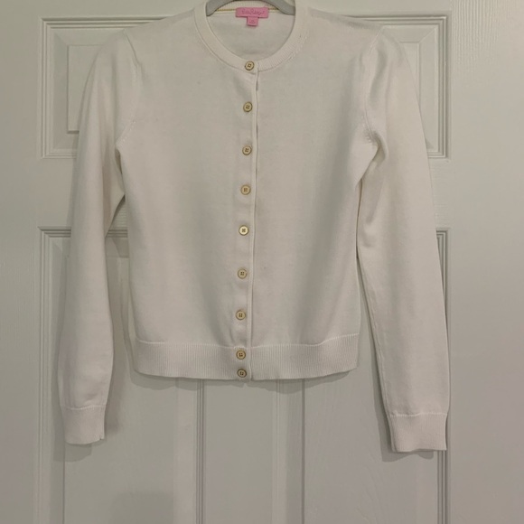 Lilly Pulitzer Cream Knit Top - Picture 1 of 7